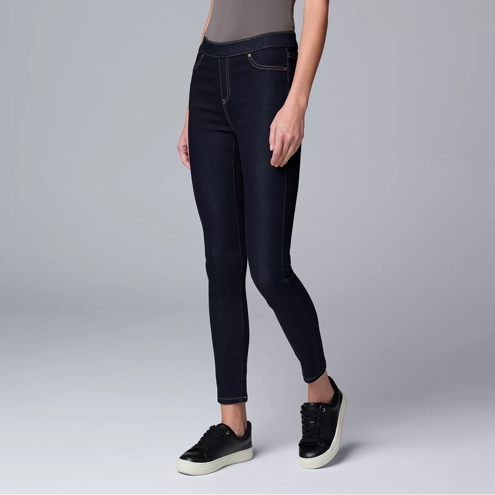 Simply Vera women’s demin leggings Dark Wash XL